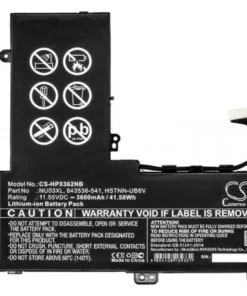 Bateria HP Pavilion X360-11 Stream X360-11 Series NU03XL TPN-C128 TPN-W117
