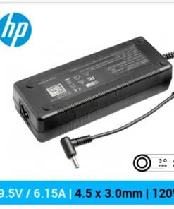 Carregador Compatível HP 19,5 V 6,15 A 4,5x3,0mm 120 W