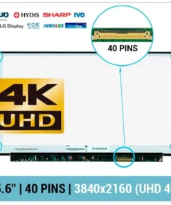 LCD NV156QUM-N44 - 15.6" 4K UHD IPS 3840x2160 350MM