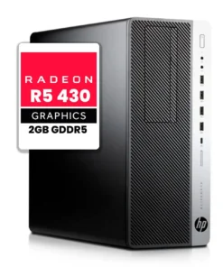 HP EliteDesk 800 G4 Tower · Intel Core i7 8700K · 16 GB DDR4 · SSD M.2 de 512MB · AMD Radeon R5 430